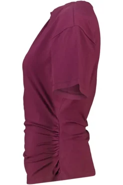 T-shirt Effie t-shirt met boothals en schuine zoom