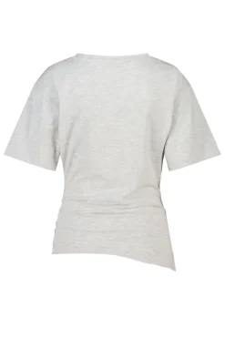 T-shirt Effie t-shirt met boothals en schuine zoom