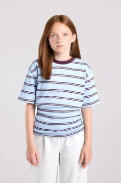 T-shirt Eleni Jr gestreept slim fit t-shirt