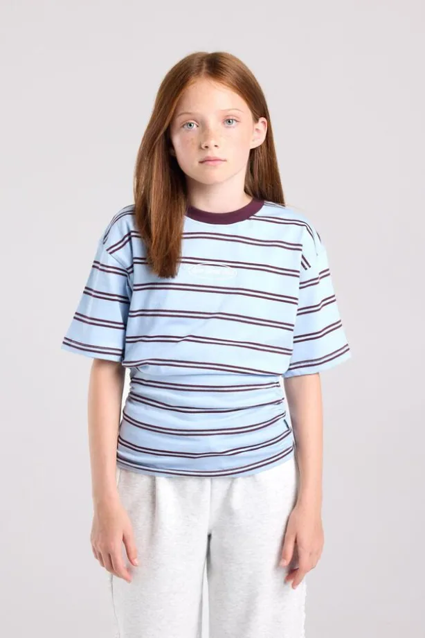 T-shirt Eleni Jr gestreept slim fit t-shirt