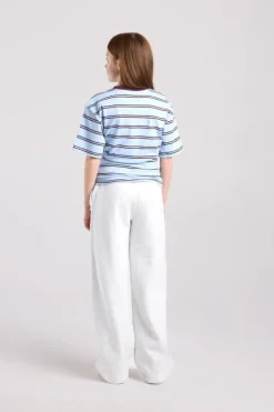 T-shirt Eleni Jr gestreept slim fit t-shirt