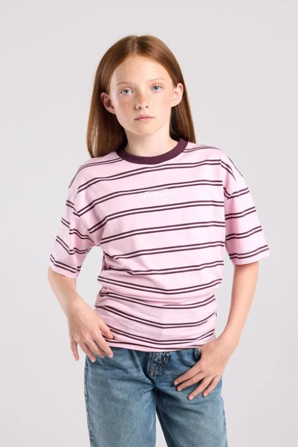 T-shirt Eleni Jr gestreept slim fit t-shirt