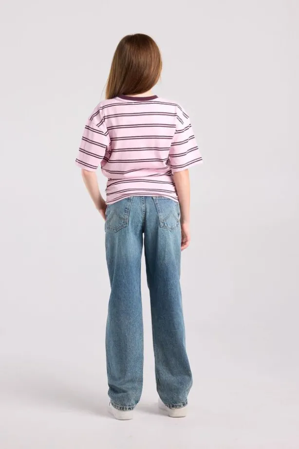 T-shirt Eleni Jr gestreept slim fit t-shirt