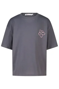 T-shirt Elira Jr loose fit T-shirt met borst- en rugprint