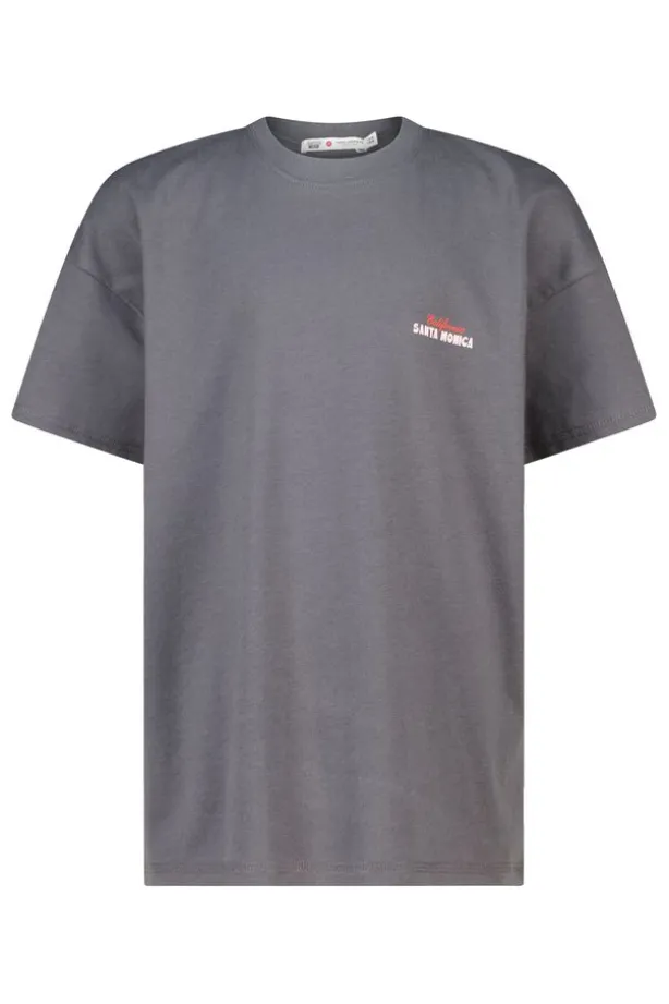 T-shirt Ellinor Jr loose fit t-shirt van biologisch katoen met print