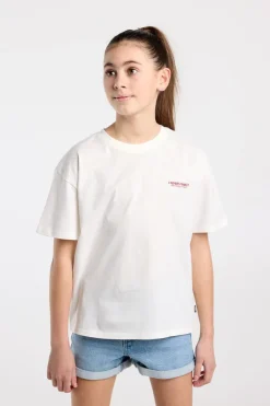 T-shirt Ellinor Jr loose fit t-shirt van biologisch katoen met print