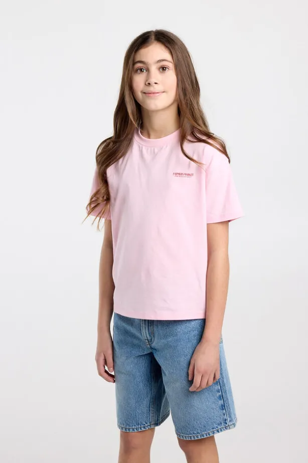 T-shirt Ellinor Jr loose fit t-shirt van biologisch katoen met print