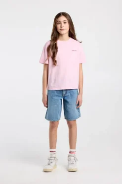 T-shirt Ellinor Jr loose fit t-shirt van biologisch katoen met print