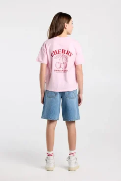 T-shirt Ellinor Jr loose fit t-shirt van biologisch katoen met print