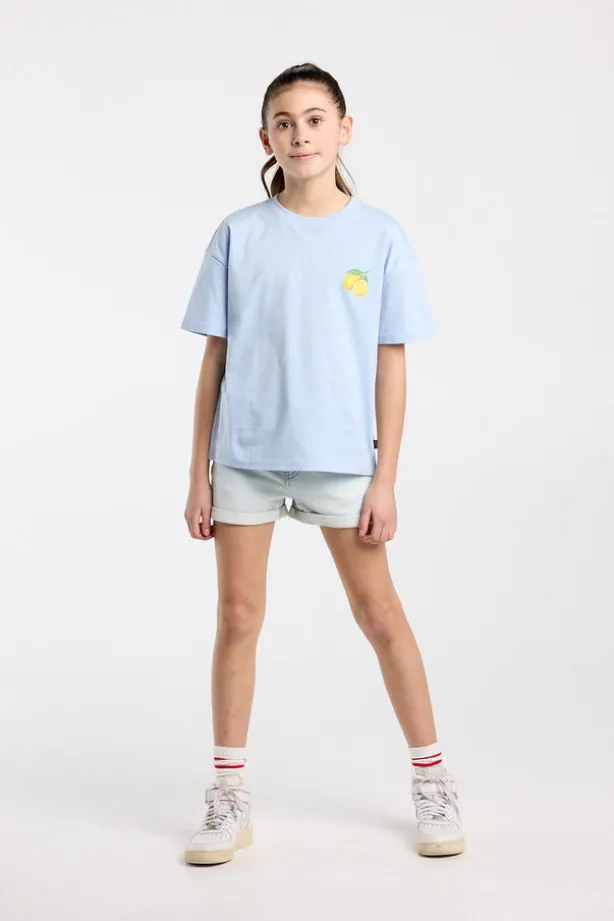 T-shirt Ellinor Jr loose fit t-shirt van biologisch katoen met print