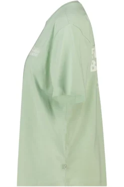 T-shirt Ellinor loose fit t-shirt met print op borst en rug