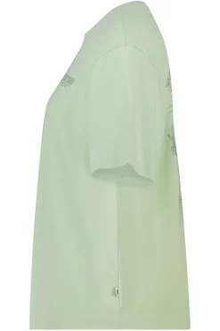 T-shirt Ellinor loose fit t-shirt met print op borst en rug
