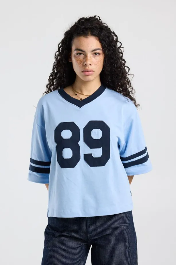 T-shirt Elonna oversized T-shirt met V-hals