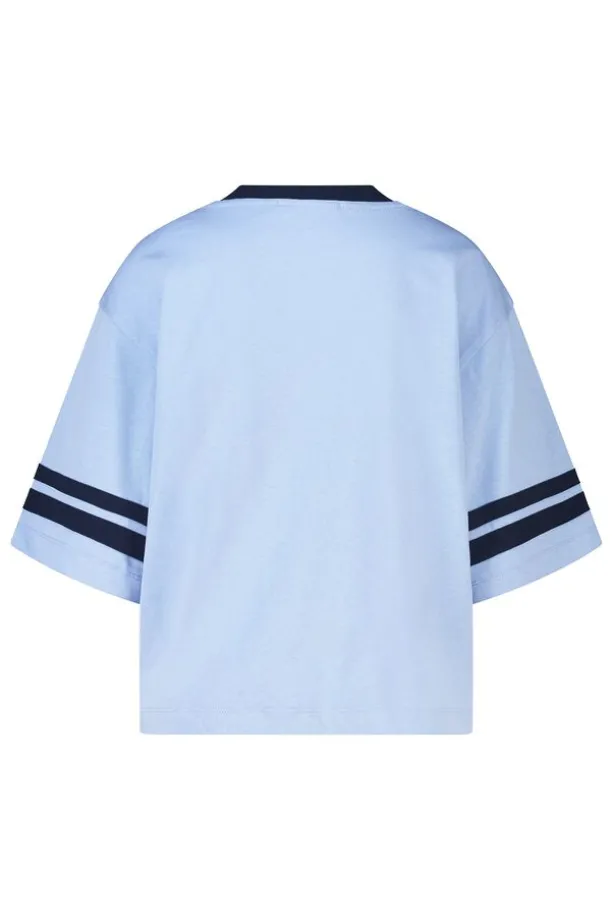 T-shirt Elonna oversized T-shirt met V-hals