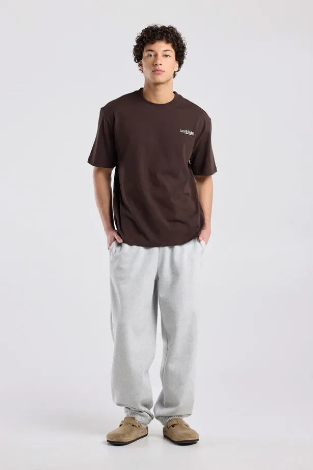 T-shirt Emre relaxed fit t-shirt van Lazy & Broke lijn
