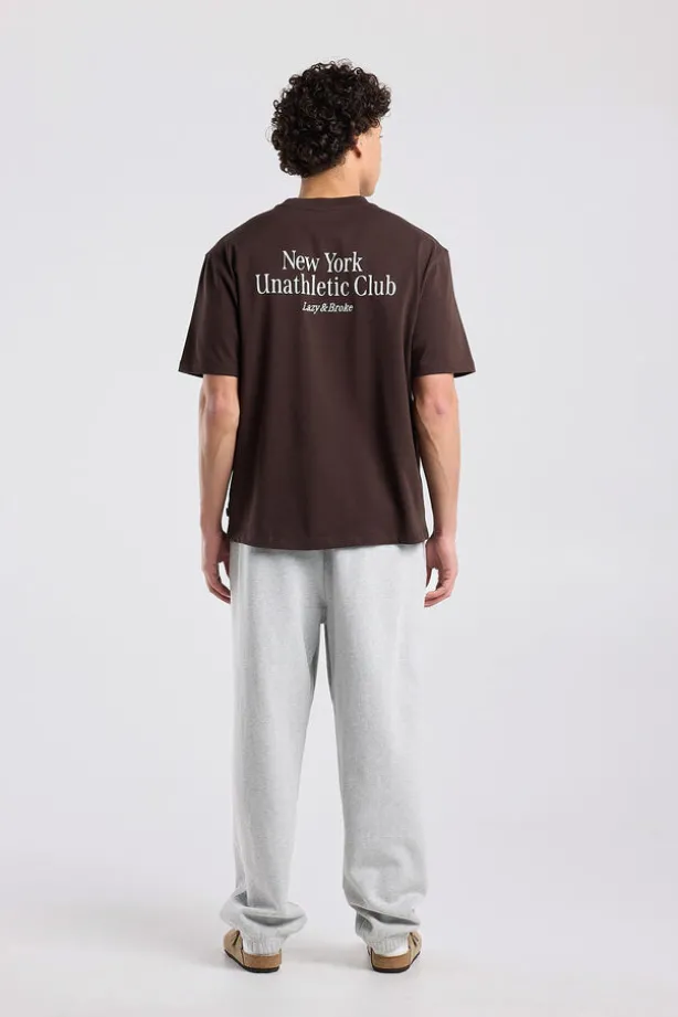 T-shirt Emre relaxed fit t-shirt van Lazy & Broke lijn