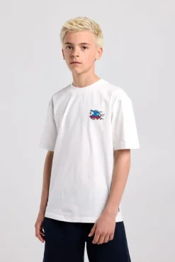 T-shirt Enock Jr regular fit t-shirt met Keith Haring front en backprint