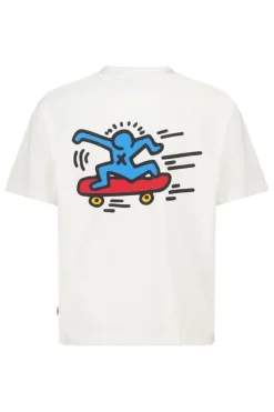 T-shirt Enock Jr regular fit t-shirt met Keith Haring front en backprint