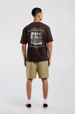 T-shirt Enzo loose fit t-shirt met print