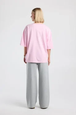 T-shirt Essa oversized T-shirt met borstborduring