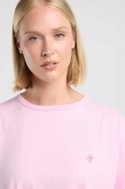 T-shirt Essa oversized T-shirt met borstborduring