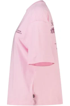 T-shirt Estelle oversized T-shirt met chest en back print