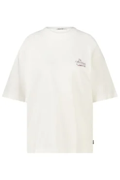 T-shirt Estelle oversized T-shirt met chest en back print