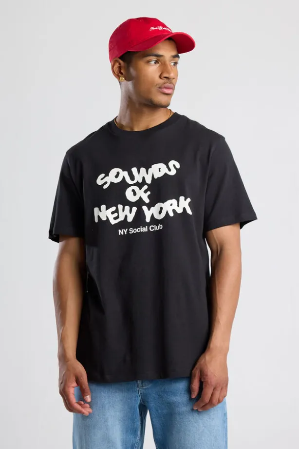 T-shirt Etienne Z t-shirt met regular fit, print en ronde hals