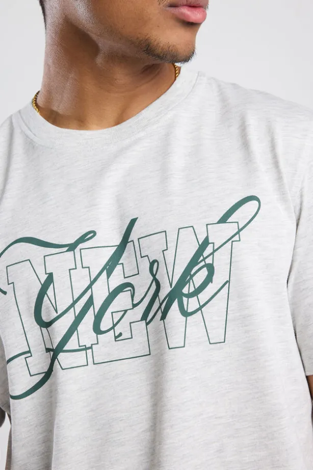 T-shirt Etienne Z t-shirt met regular fit, print en ronde hals