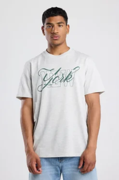 T-shirt Etienne Z t-shirt met regular fit, print en ronde hals