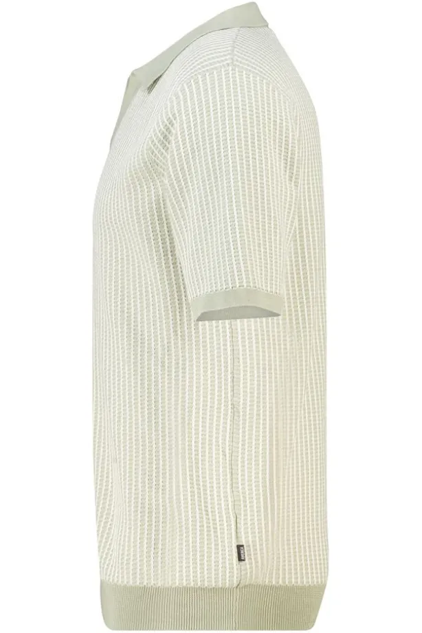 T-shirt Kolby regular fit t-shirt met open kraag