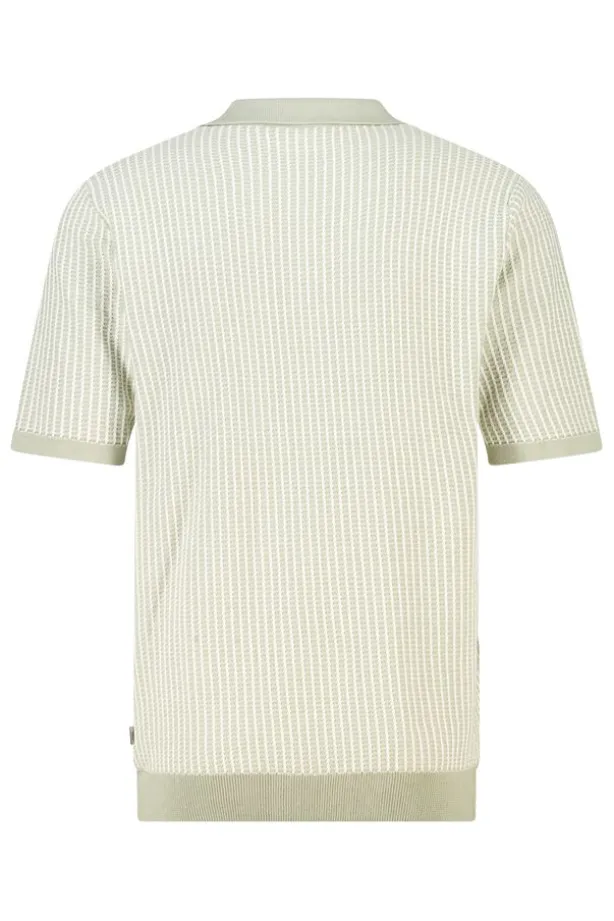 T-shirt Kolby regular fit t-shirt met open kraag
