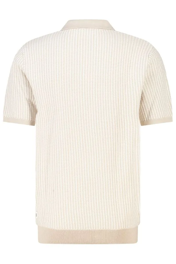 T-shirt Kolby regular fit t-shirt met open kraag